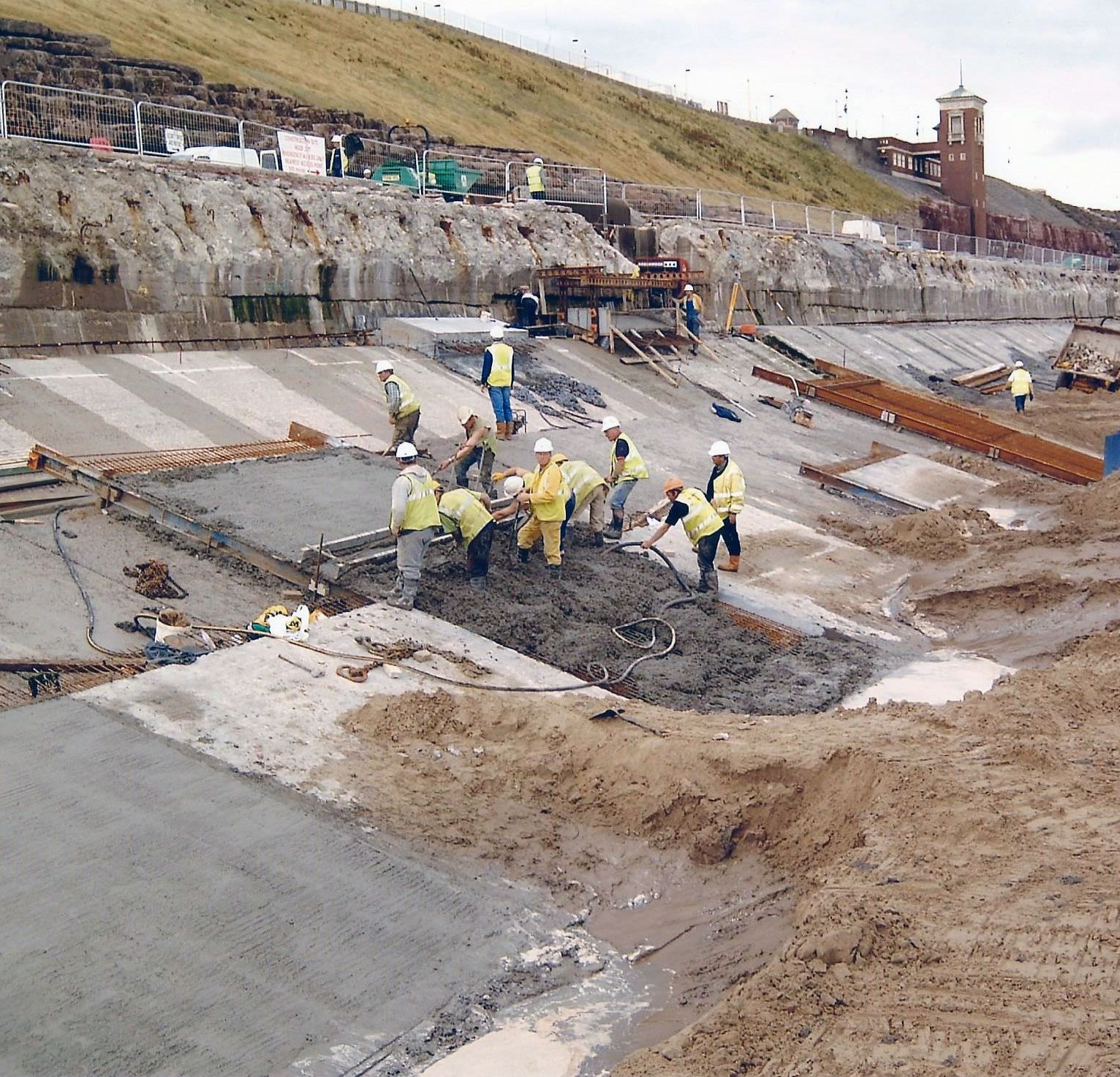 Placing Concrete In Aprons